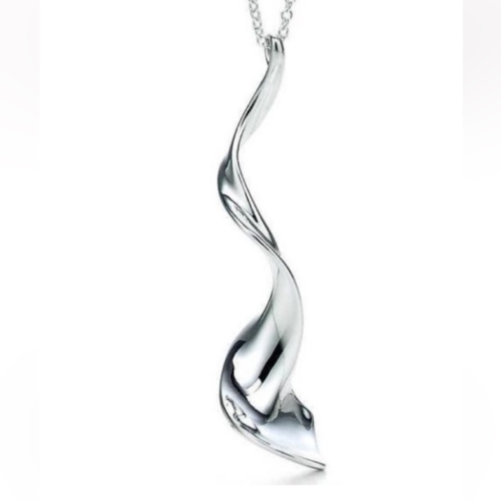 Tiffany & Co. Silver Necklace with Turquoise Box - Picture 4 of 12
